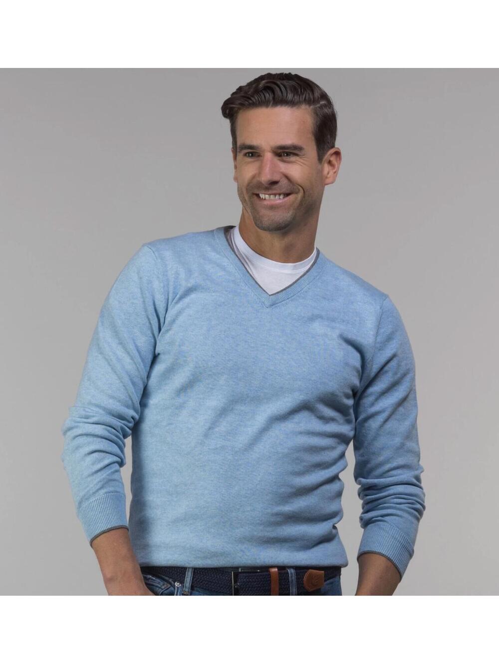 Collars & Co. NWOT Positano Luxury Touch V-Neck Sweater - Size XL